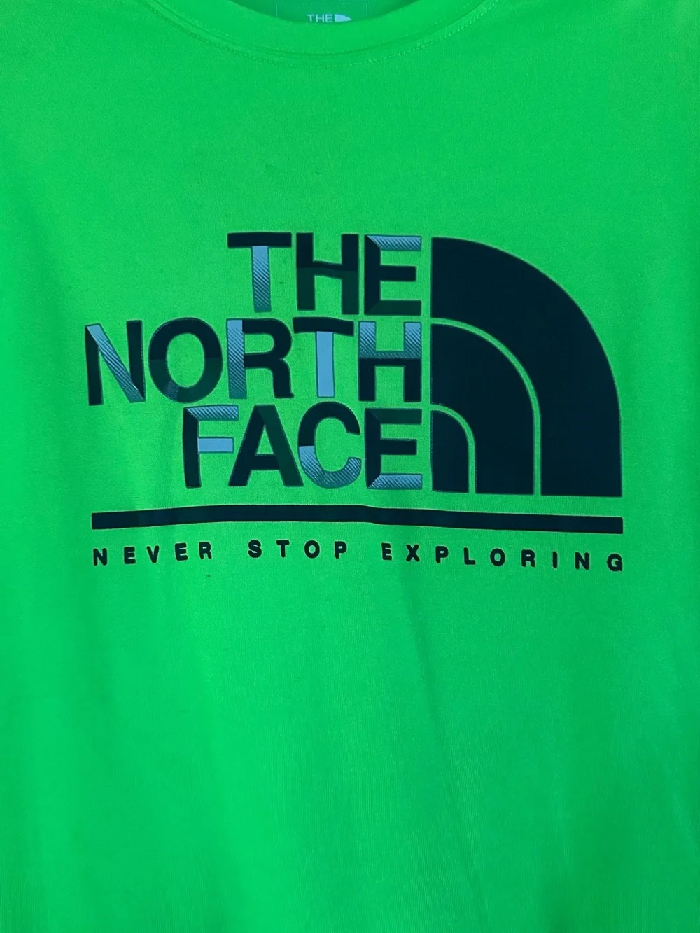 The North Face Neon Green Active Fit Long Sleeve Tee